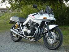 オリジナルマフラーの装着例(スズキGSX1100S刀 （メガホンタイプ）※現在は販売中止)