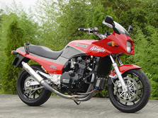 オリジナルマフラーの装着例(カワサキGPZ900R（交換タイプ）)