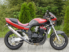 オリジナルマフラーの装着例(スズキGSF1200　※車体持込必要)